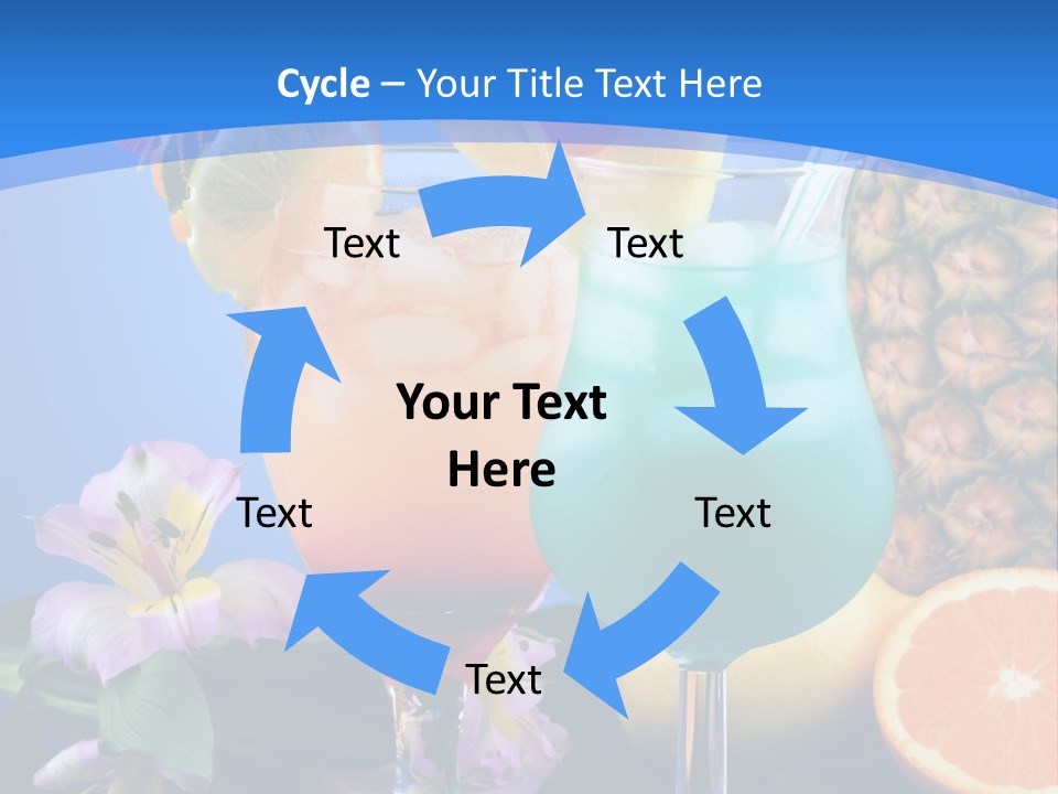 Rum Juice Cocktail PowerPoint Template