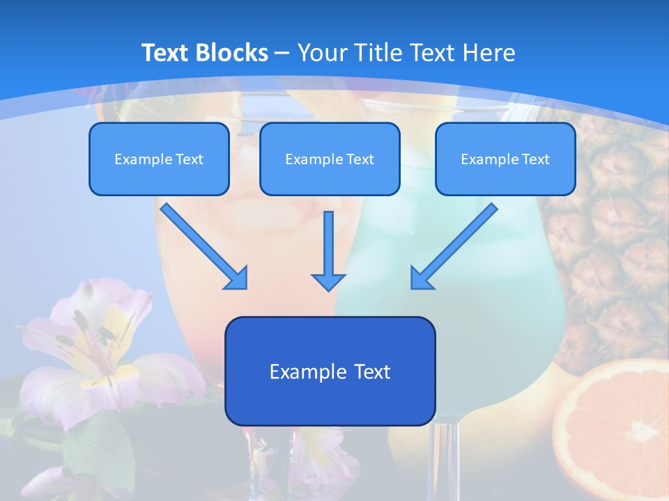 Rum Juice Cocktail PowerPoint Template