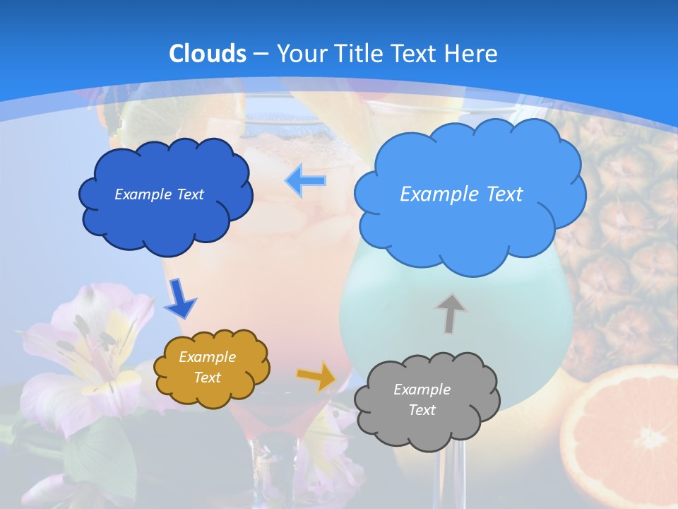 Rum Juice Cocktail PowerPoint Template