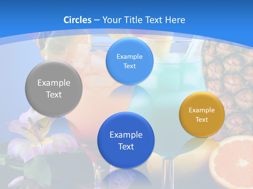 Rum Juice Cocktail PowerPoint Template