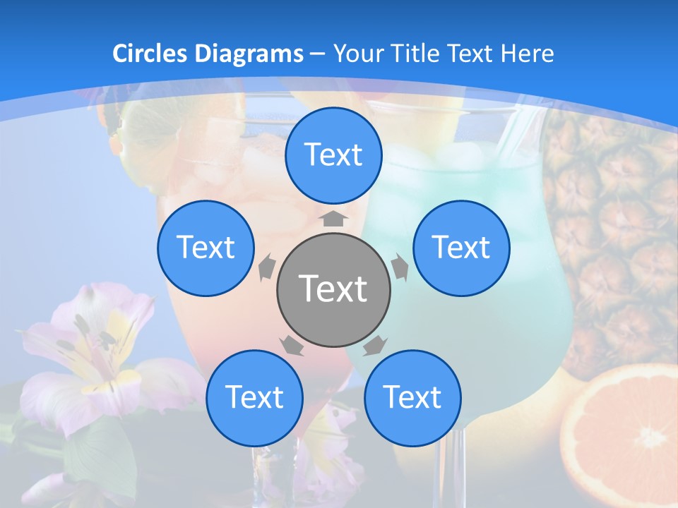 Rum Juice Cocktail PowerPoint Template