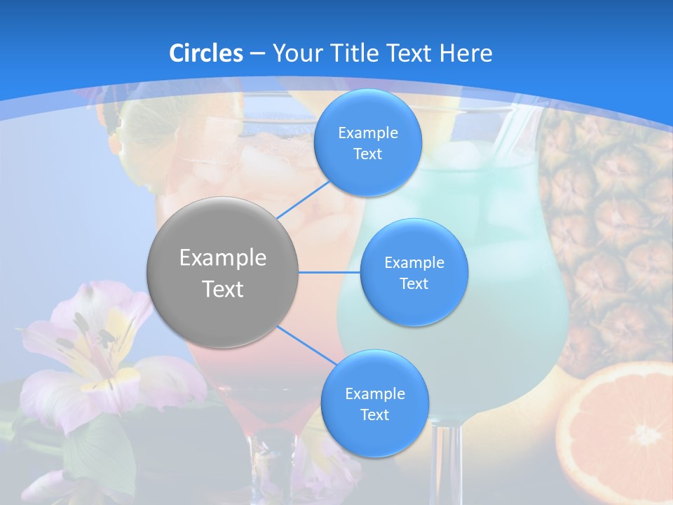 Rum Juice Cocktail PowerPoint Template