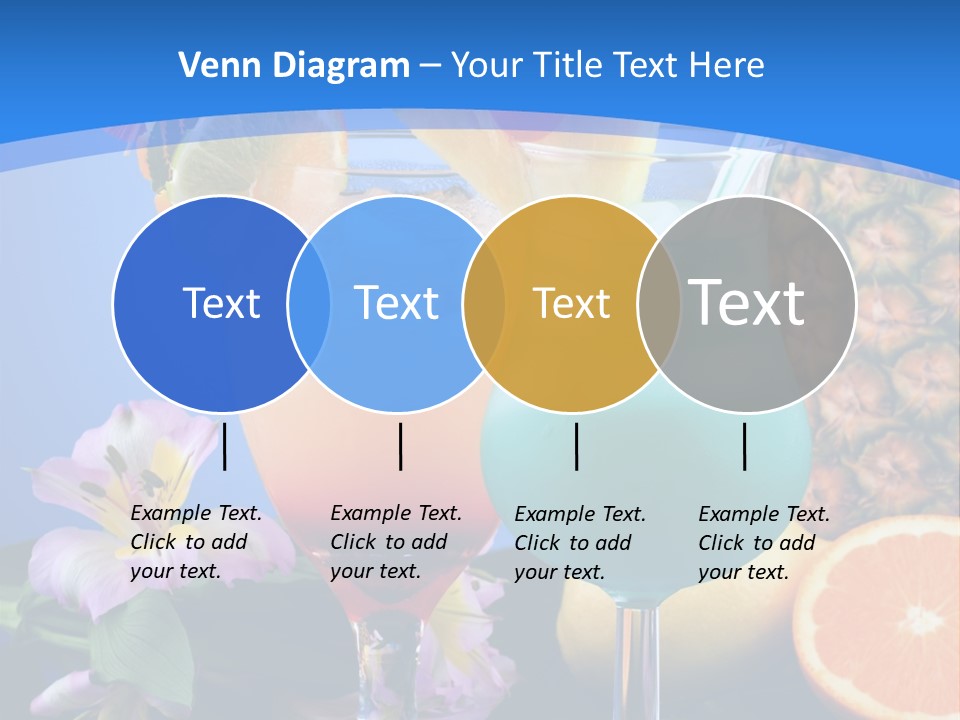 Rum Juice Cocktail PowerPoint Template