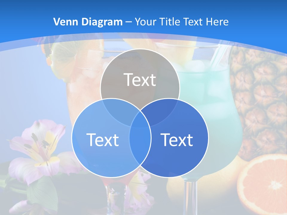 Rum Juice Cocktail PowerPoint Template