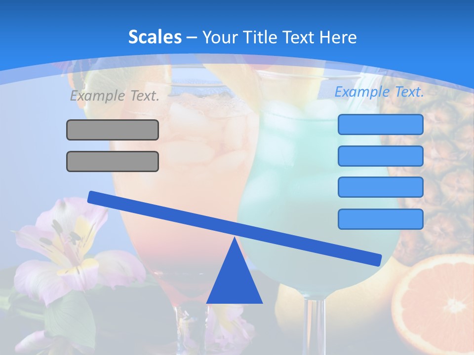 Rum Juice Cocktail PowerPoint Template