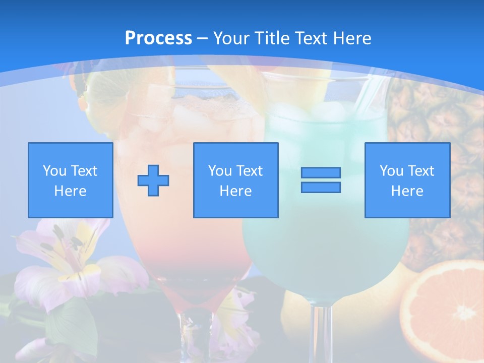 Rum Juice Cocktail PowerPoint Template
