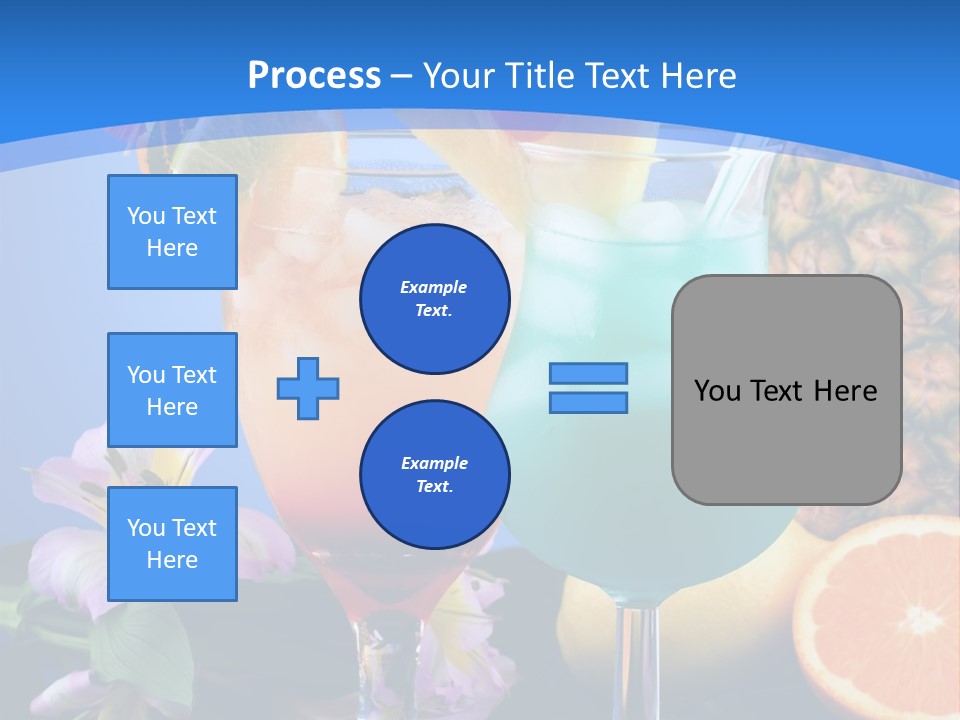 Rum Juice Cocktail PowerPoint Template