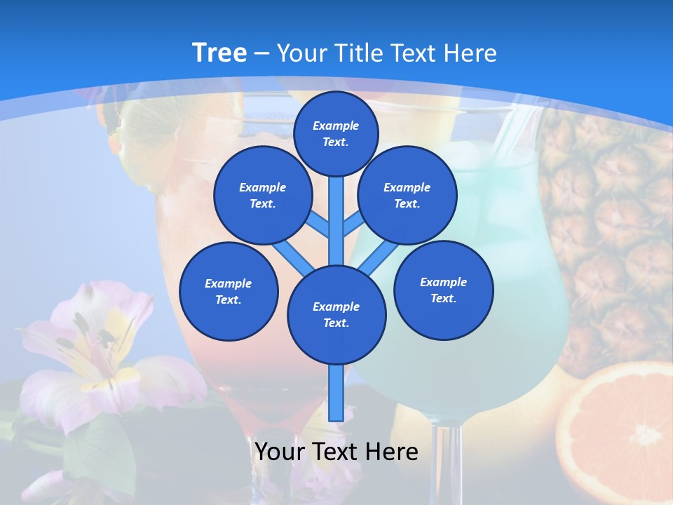 Rum Juice Cocktail PowerPoint Template