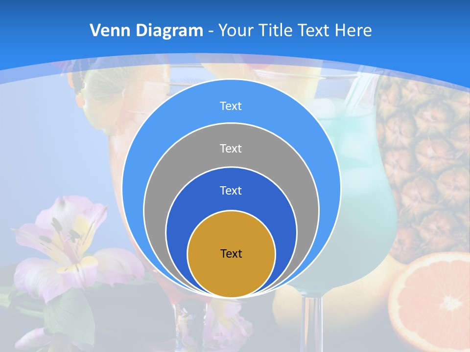 Rum Juice Cocktail PowerPoint Template