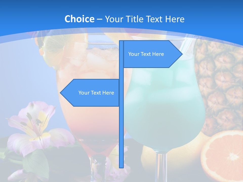 Rum Juice Cocktail PowerPoint Template
