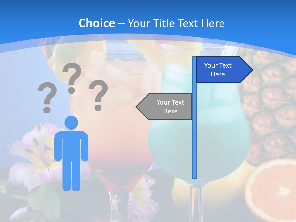 Rum Juice Cocktail PowerPoint Template