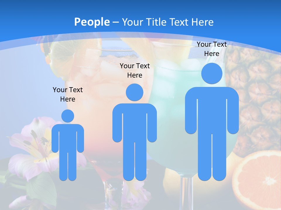 Rum Juice Cocktail PowerPoint Template