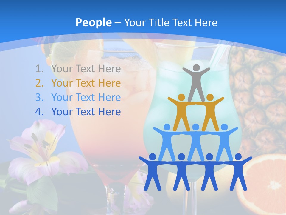 Rum Juice Cocktail PowerPoint Template
