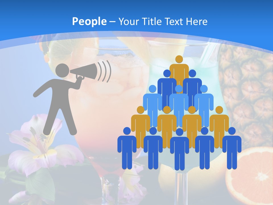 Rum Juice Cocktail PowerPoint Template