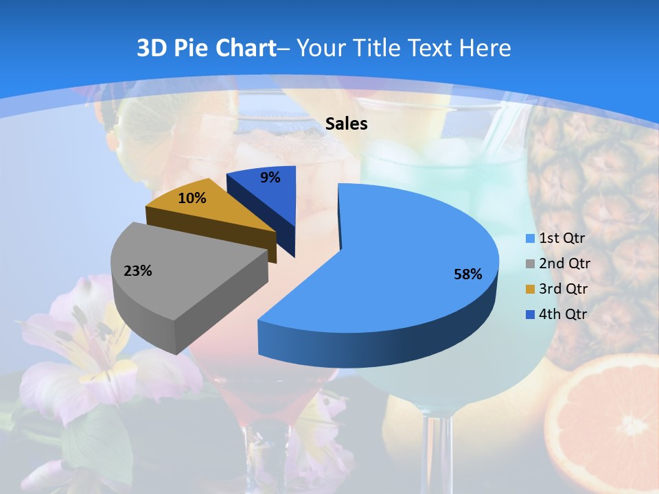 Rum Juice Cocktail PowerPoint Template