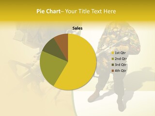 Bearing White War PowerPoint Template