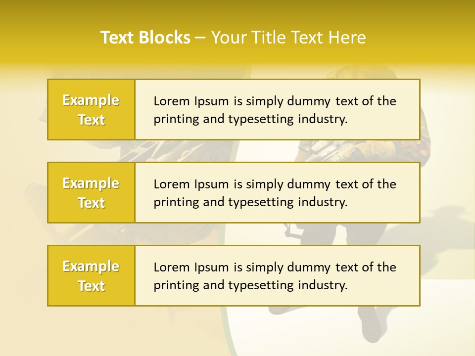 Bearing White War PowerPoint Template