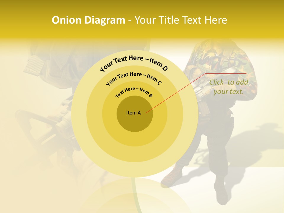 Bearing White War PowerPoint Template