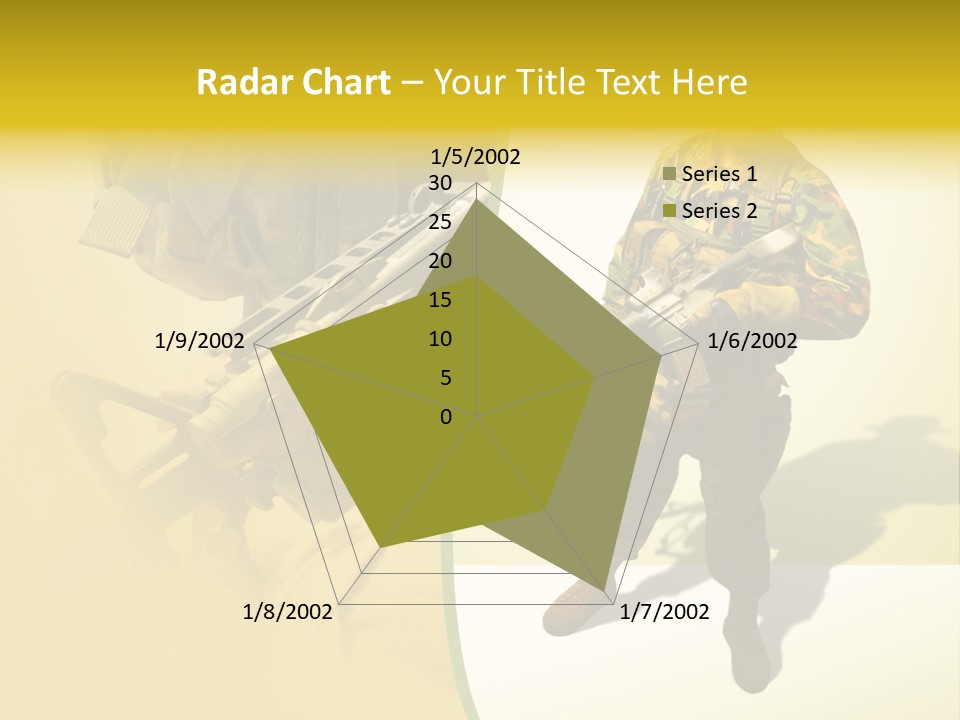 Bearing White War PowerPoint Template
