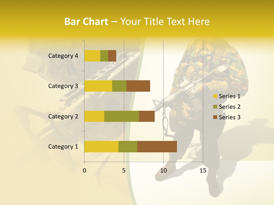 Bearing White War PowerPoint Template