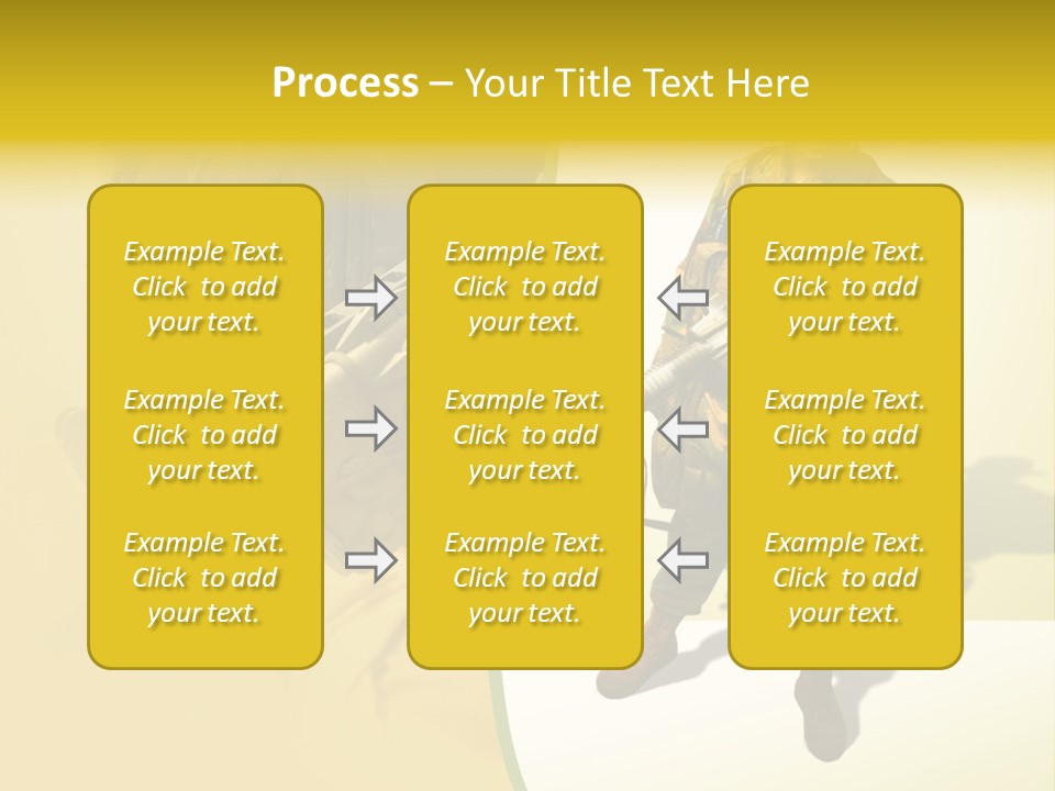 Bearing White War PowerPoint Template