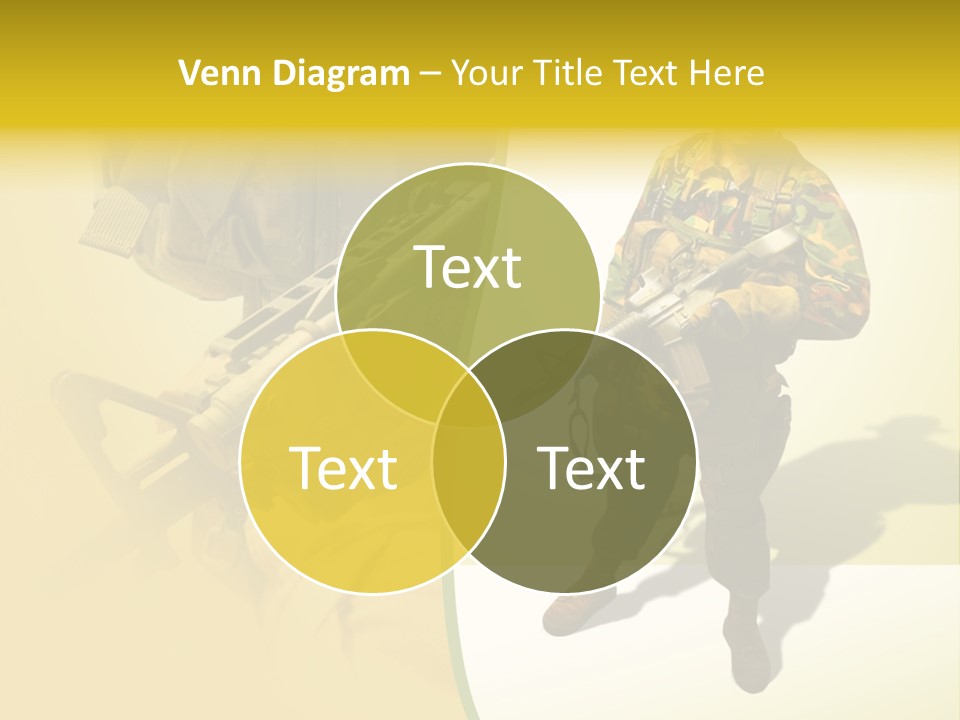 Bearing White War PowerPoint Template