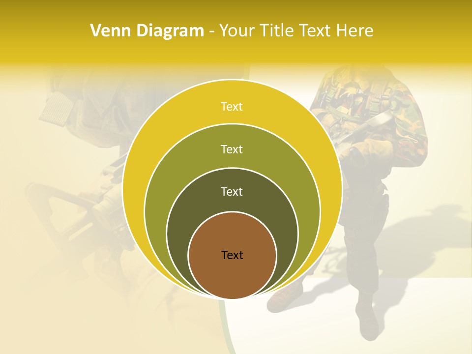 Bearing White War PowerPoint Template