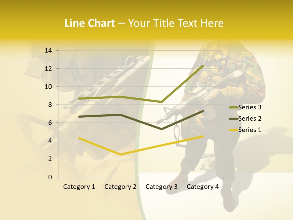 Bearing White War PowerPoint Template