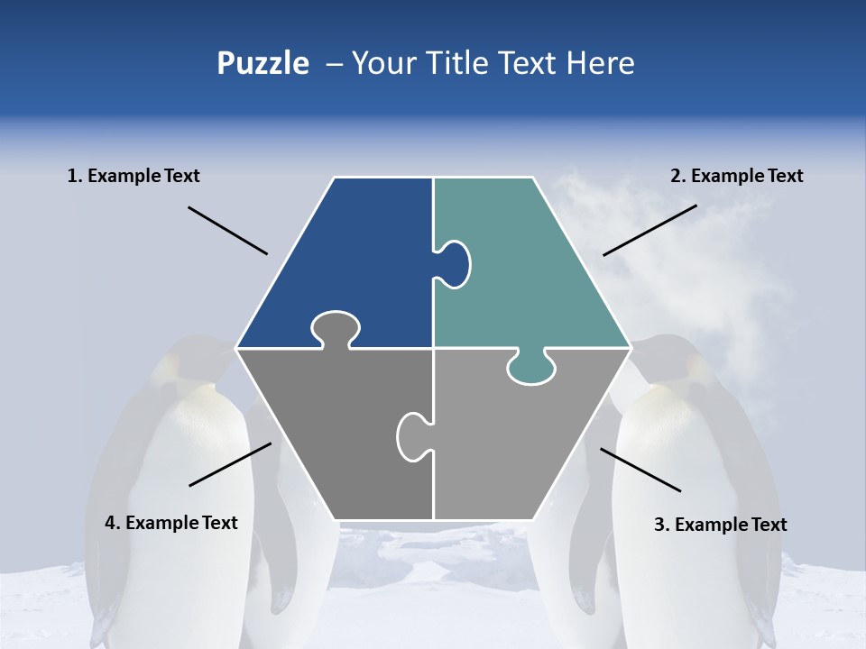 Desert Reunion Antarctica PowerPoint Template