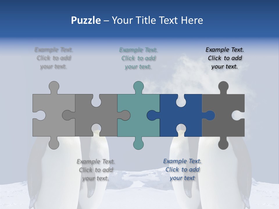 Desert Reunion Antarctica PowerPoint Template