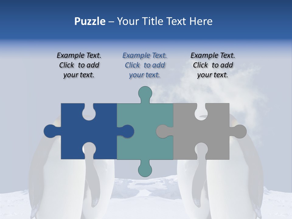 Desert Reunion Antarctica PowerPoint Template