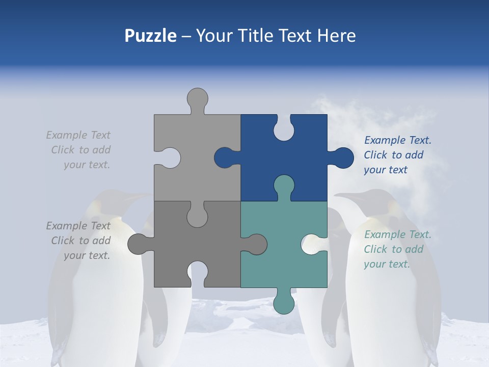 Desert Reunion Antarctica PowerPoint Template