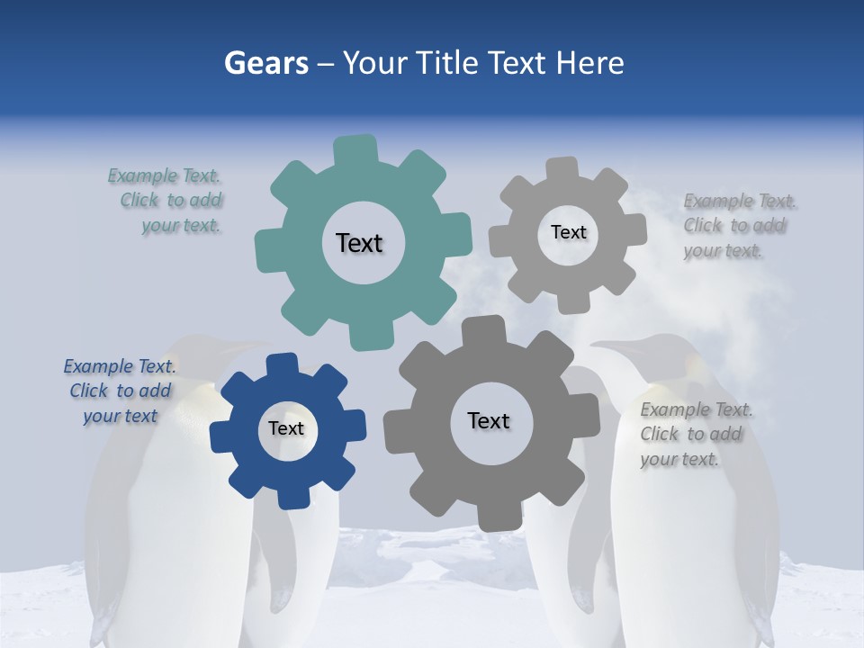 Desert Reunion Antarctica PowerPoint Template