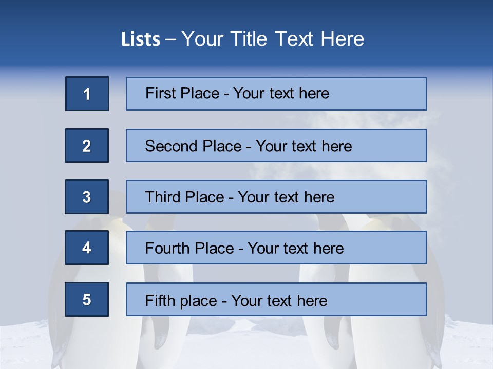Desert Reunion Antarctica PowerPoint Template