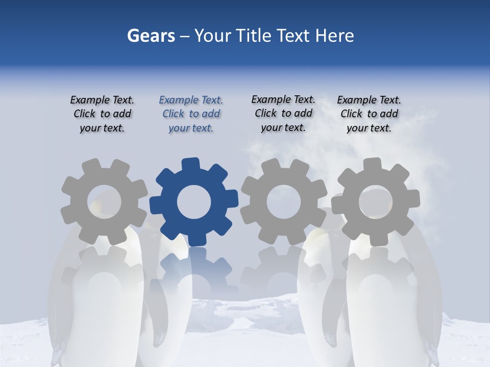 Desert Reunion Antarctica PowerPoint Template