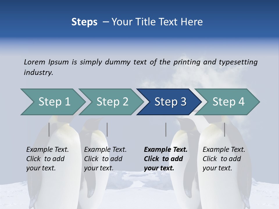 Desert Reunion Antarctica PowerPoint Template