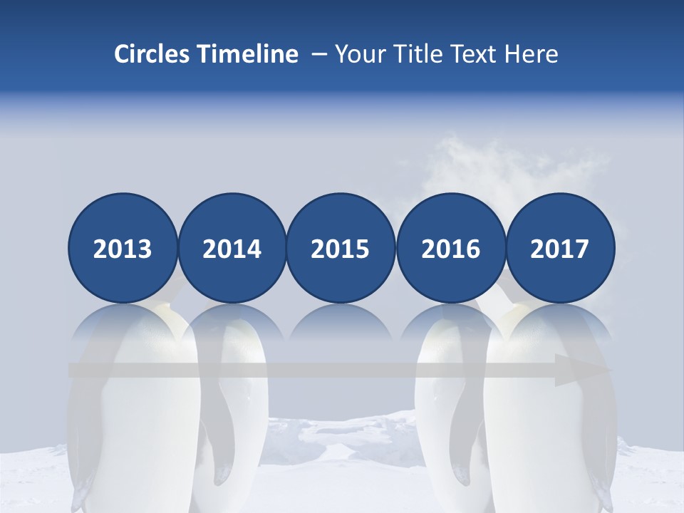 Desert Reunion Antarctica PowerPoint Template