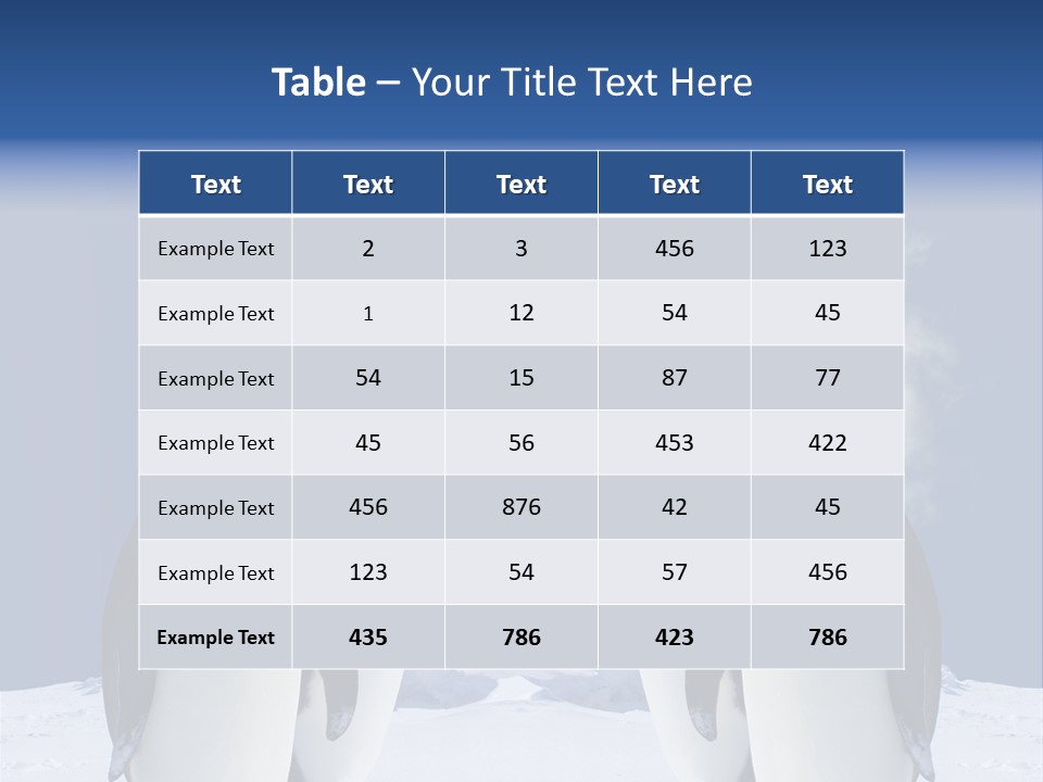 Desert Reunion Antarctica PowerPoint Template