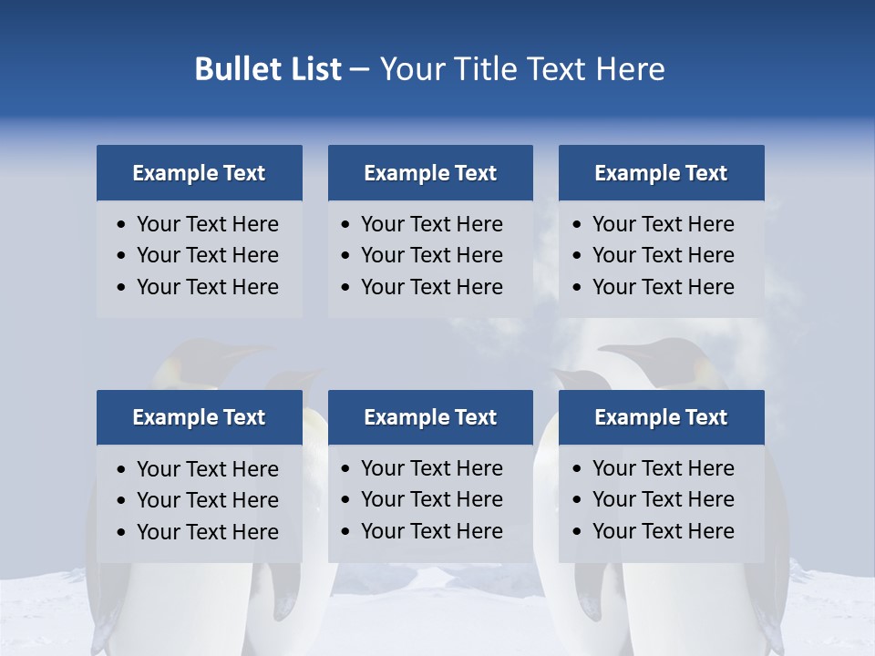 Desert Reunion Antarctica PowerPoint Template