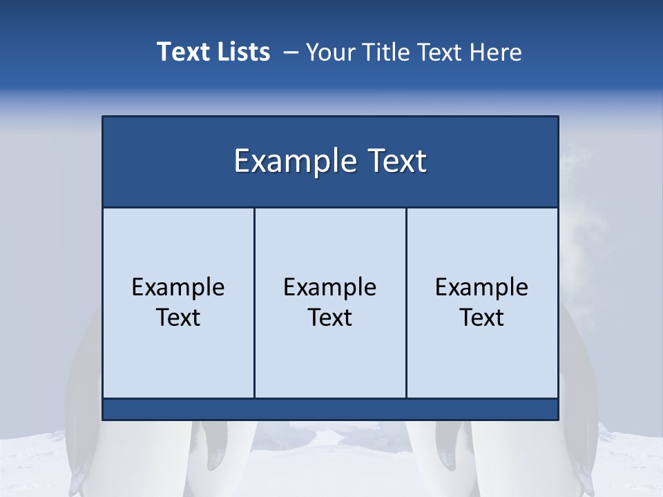 Desert Reunion Antarctica PowerPoint Template