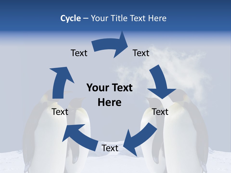 Desert Reunion Antarctica PowerPoint Template