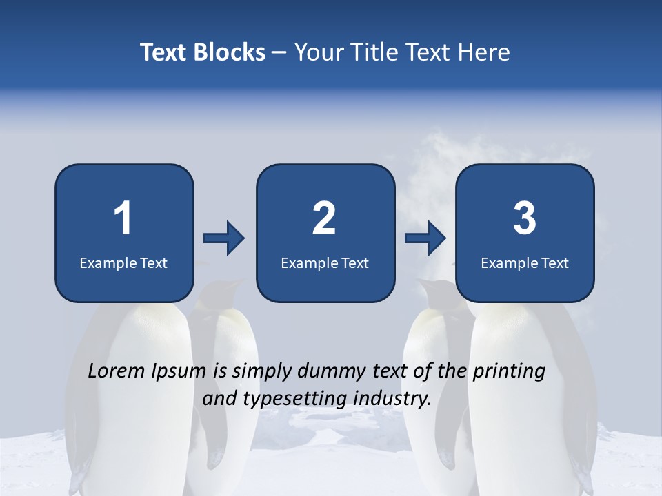 Desert Reunion Antarctica PowerPoint Template