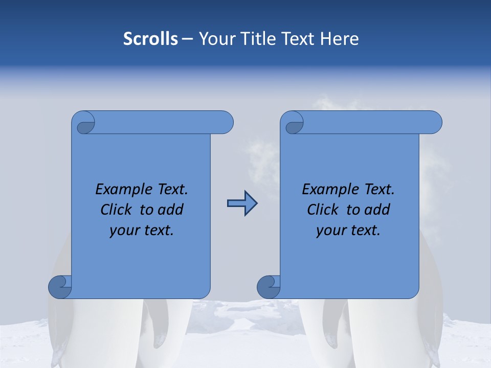 Desert Reunion Antarctica PowerPoint Template