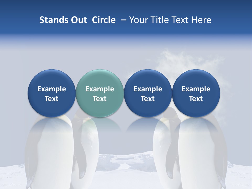 Desert Reunion Antarctica PowerPoint Template