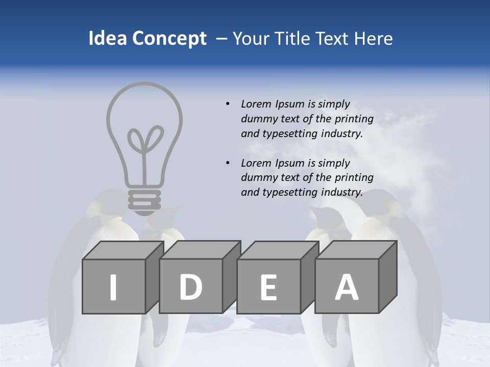 Desert Reunion Antarctica PowerPoint Template