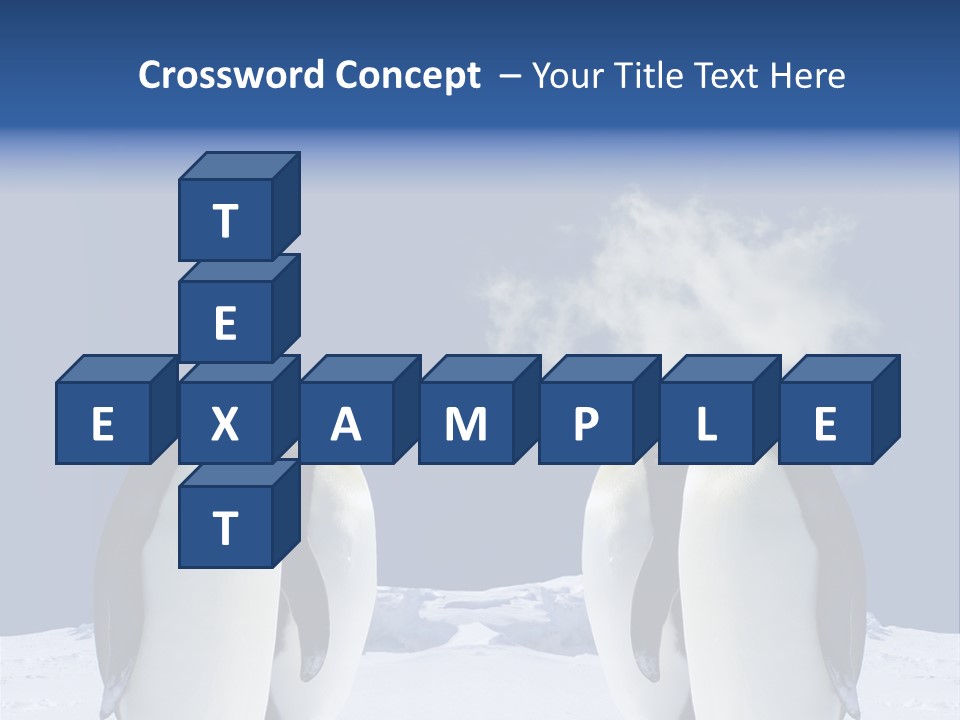 Desert Reunion Antarctica PowerPoint Template