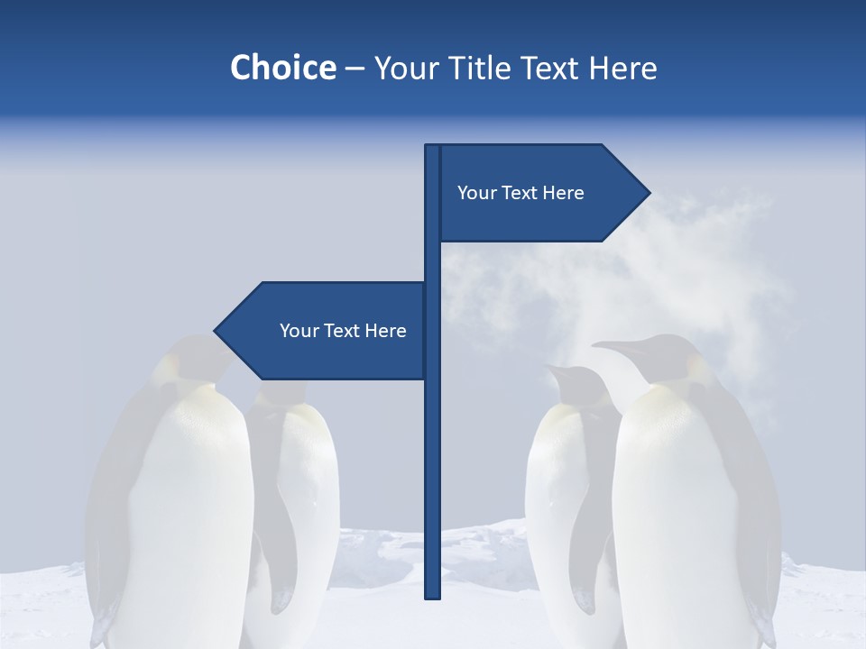 Desert Reunion Antarctica PowerPoint Template