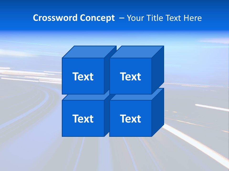 Perspective Commute Traffic PowerPoint Template