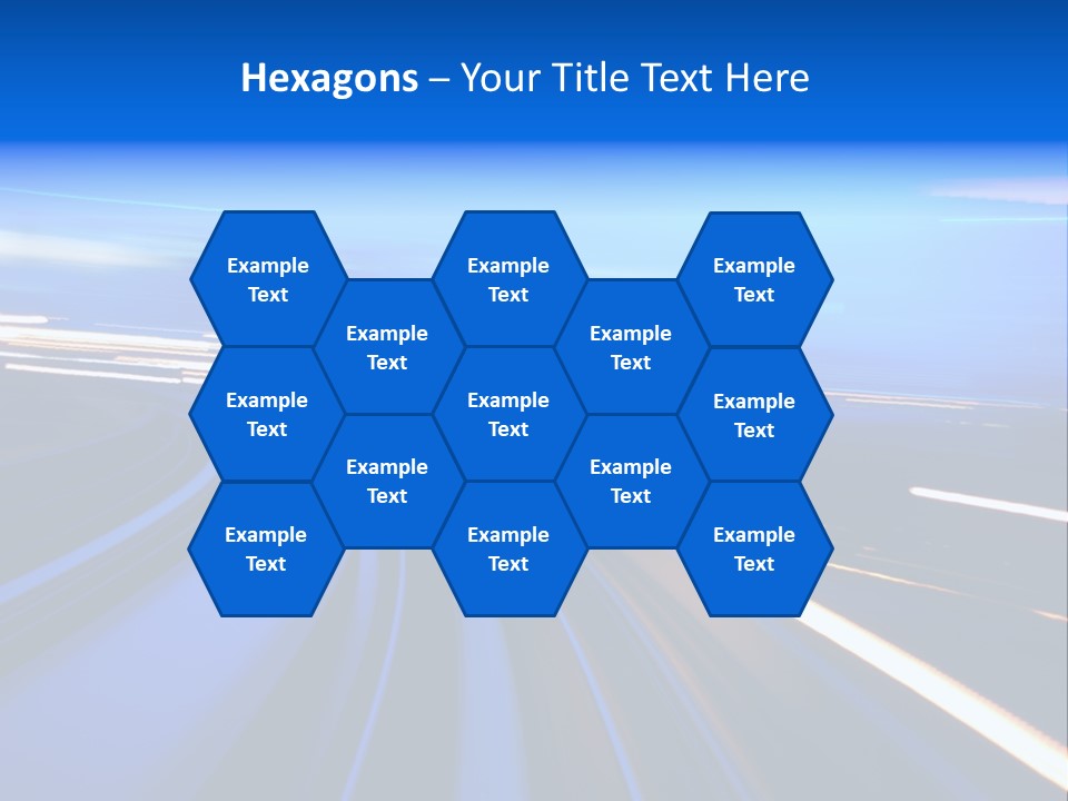 Perspective Commute Traffic PowerPoint Template