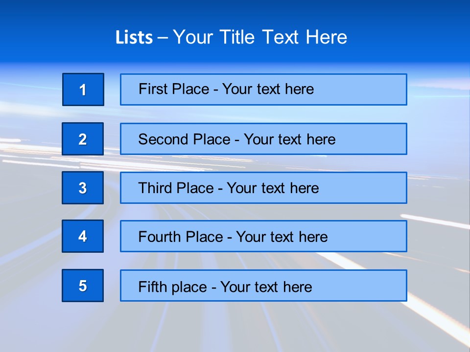 Perspective Commute Traffic PowerPoint Template
